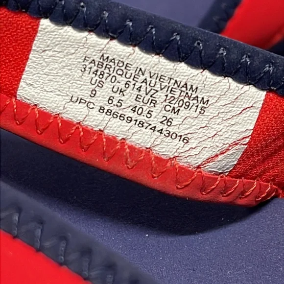 Nike Celso size 9 university red and blue flip flop - Picture 7 of 7